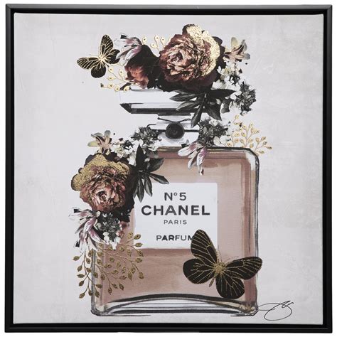 coco chanel scented wall art.